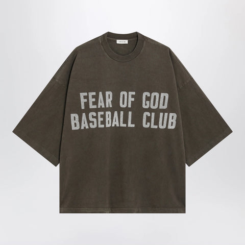 Fear of God Baseball Club heavy cotton jersey T-shirt in faded brown