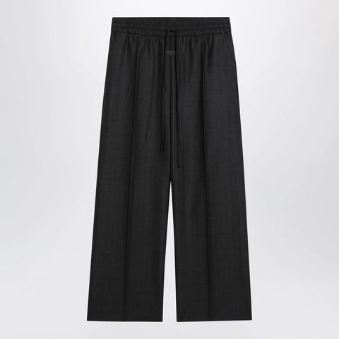 Fear of God Dark grey wide-leg wool trousers