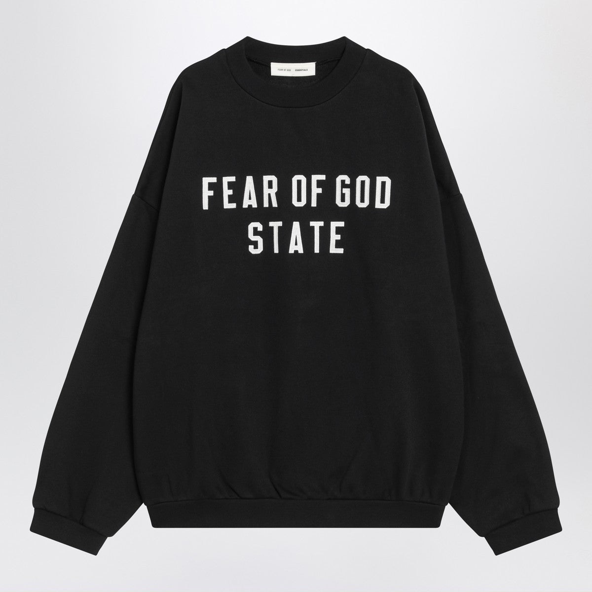 Fear of God Essentials Black 90’s crewneck sweatshirt