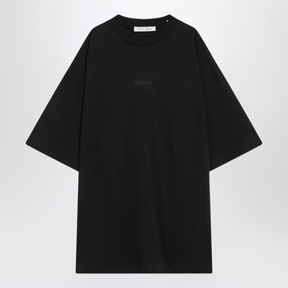 Fear of God Essentials Black cotton T-shirt