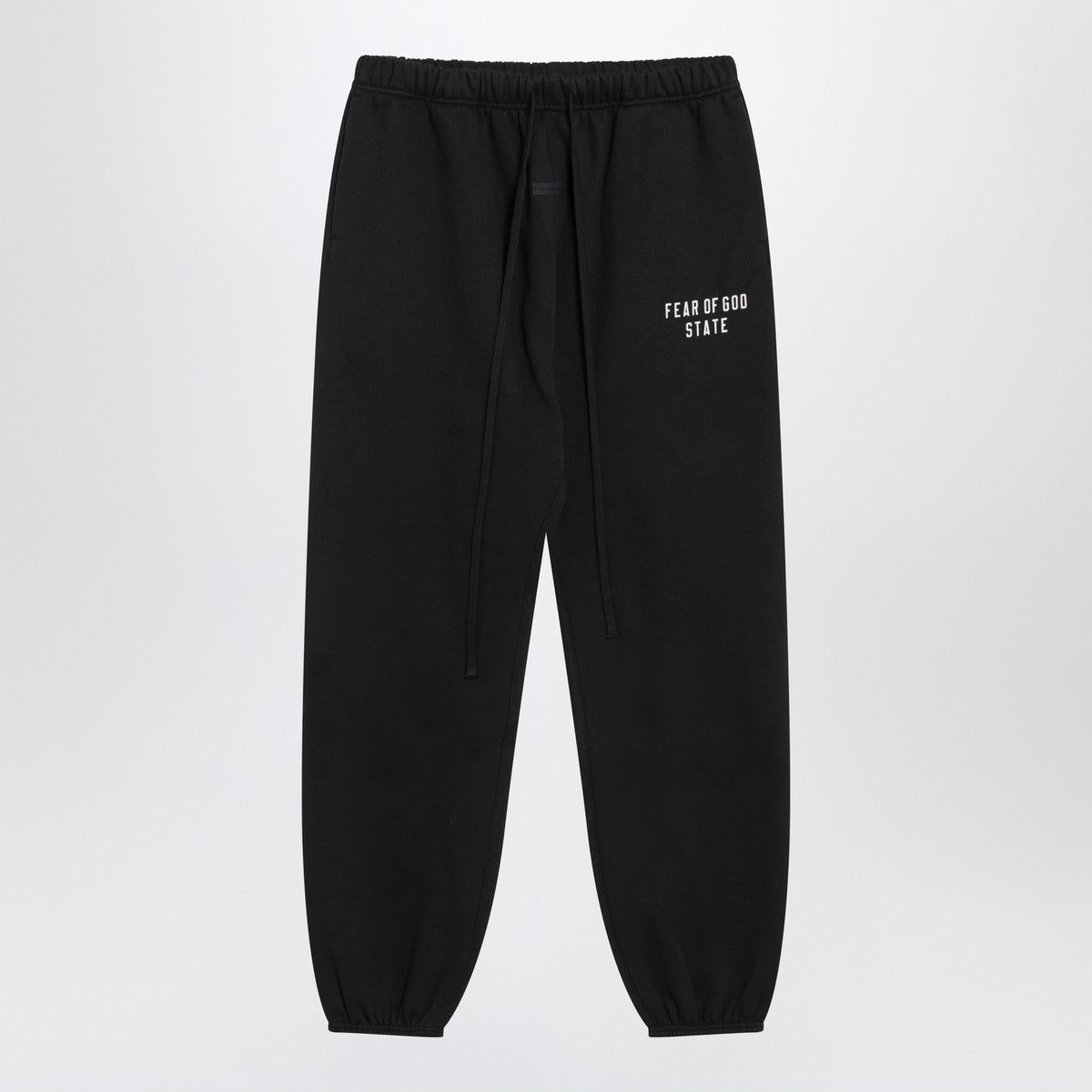 Fear of God Essentials Black jogging trousers with logo
