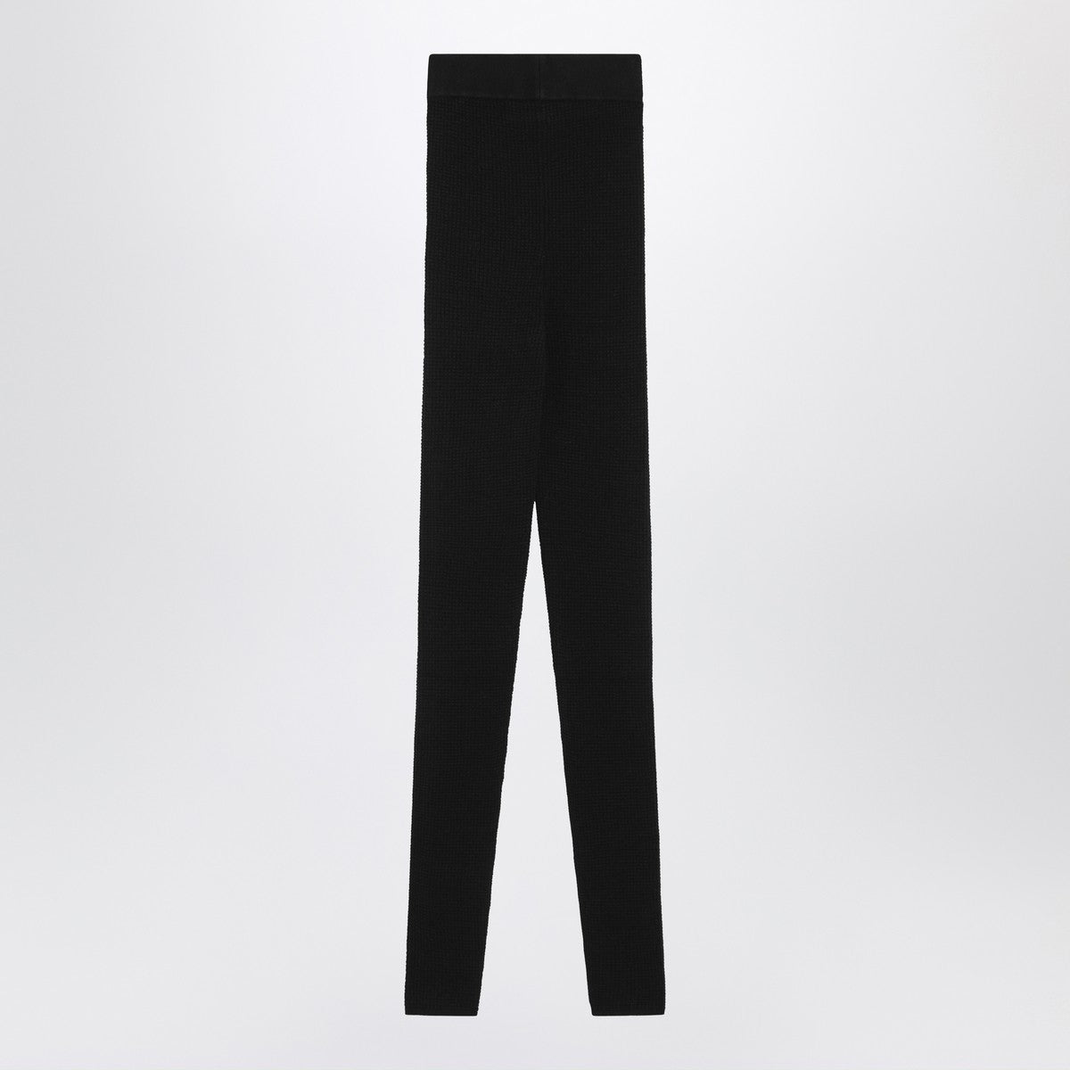 Fear of God Essentials Black leggings in stretch Waffle fabric