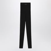 Fear of God Essentials Black leggings in stretch Waffle fabric