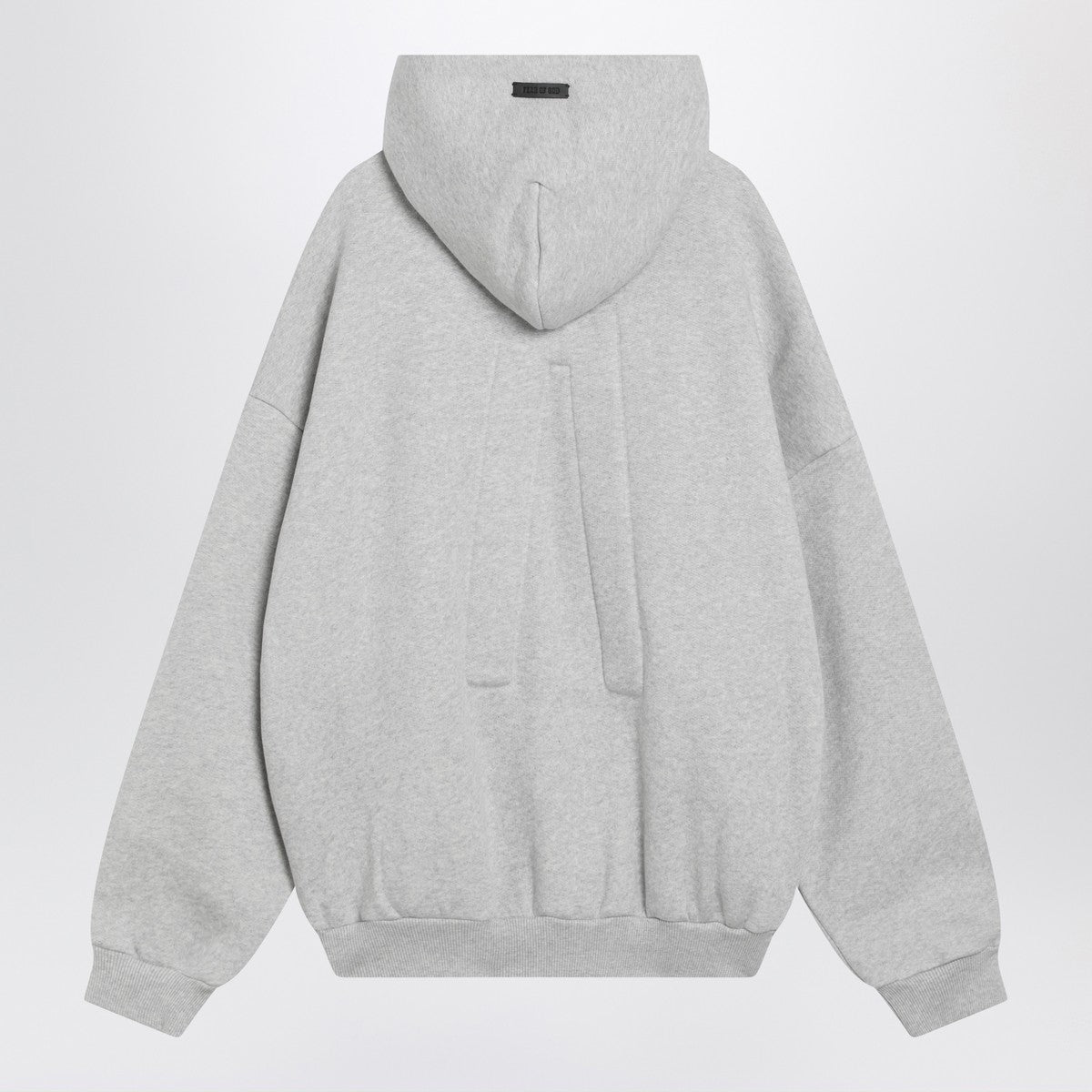 Fear of God Grey mélange hooded sweatshirt with zip
