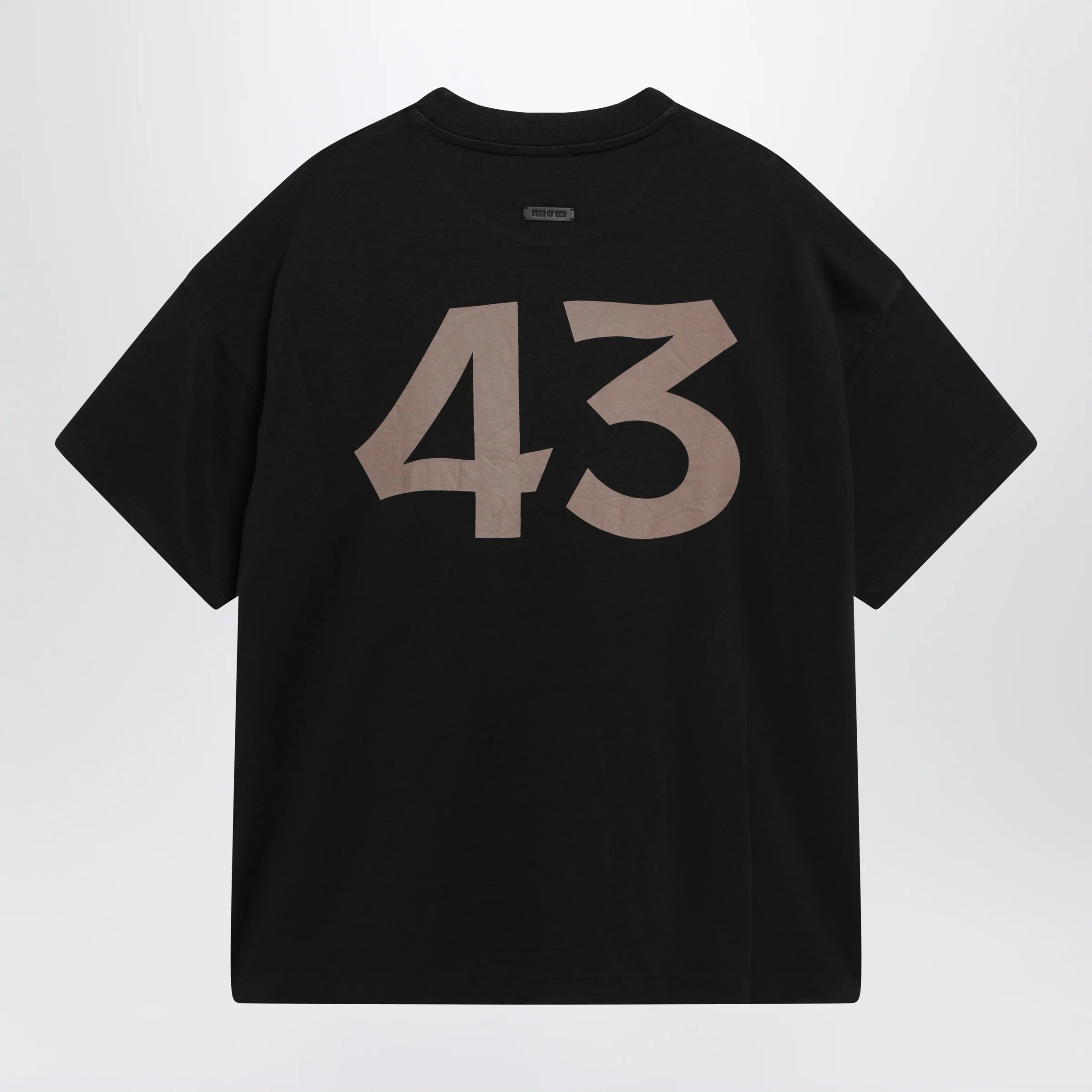Fear of God T-shirt 43 in cotton and rayon jersey in black