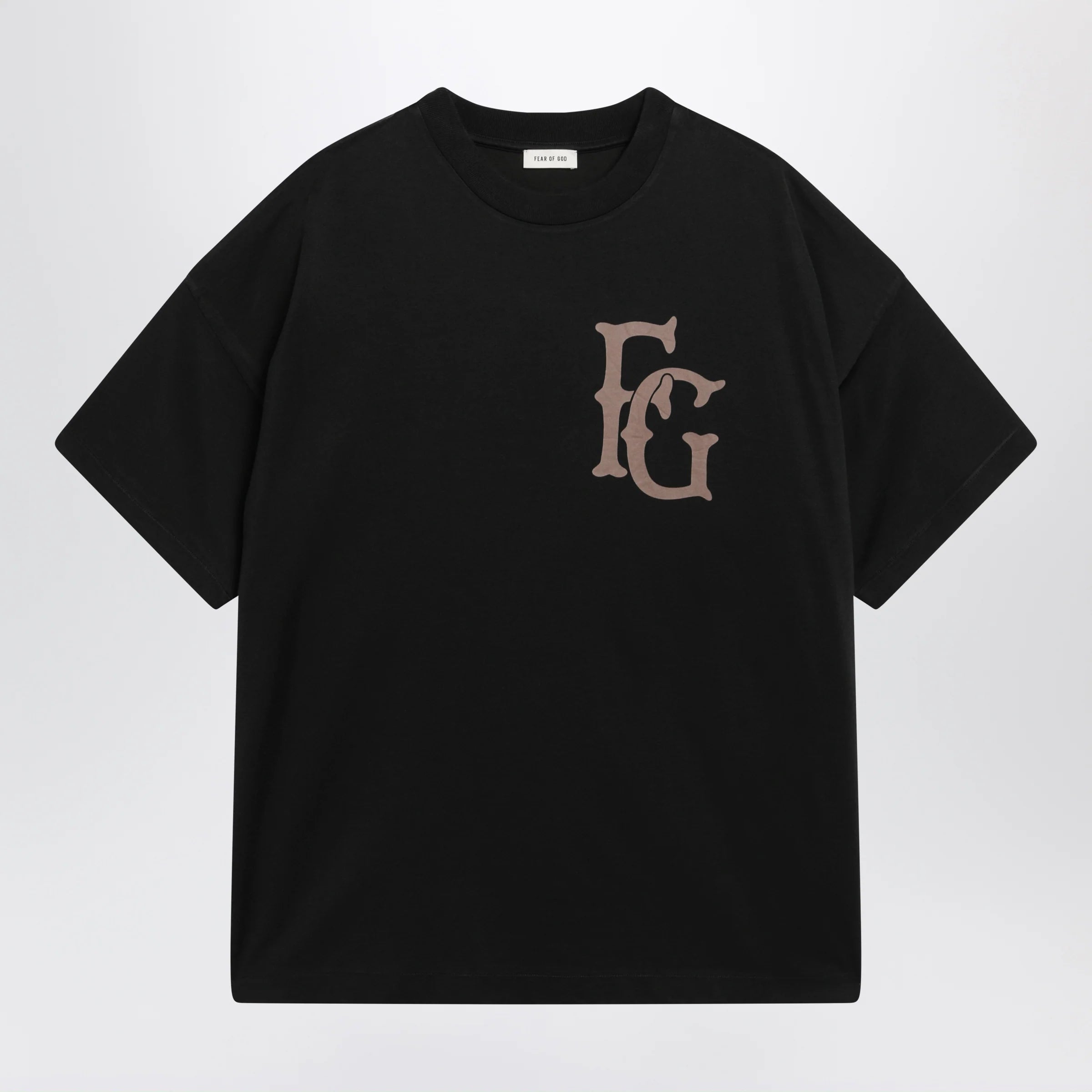 Fear of God T-shirt 43 in cotton and rayon jersey in black