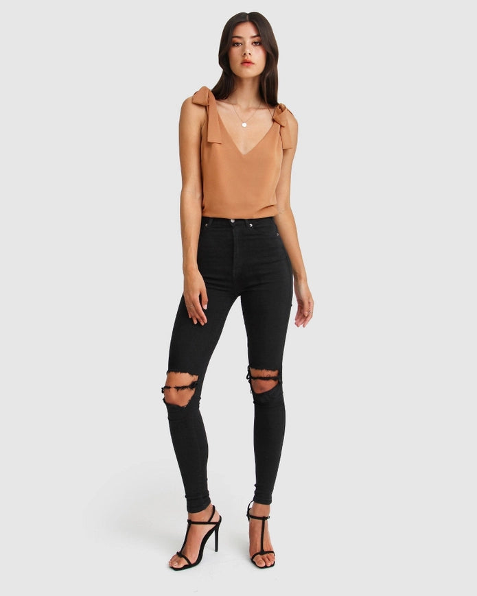 Feel For You V-Neck Top-Top-Belle & Bloom-XS-Urbanheer