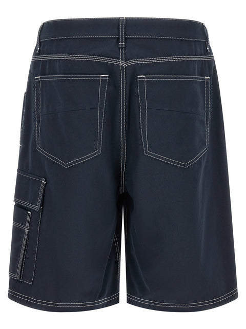 Fendi Bermuda Cargo Canvas Shorts