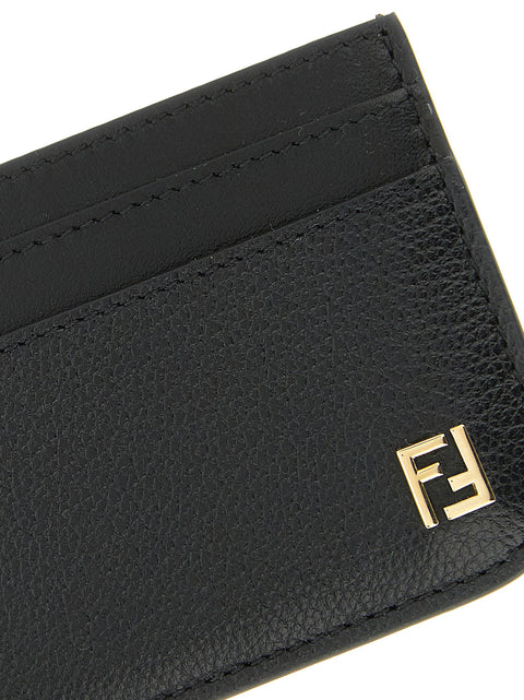 Fendi Black Ff Card Holder