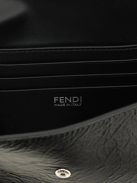 Fendi Black Tube Wallet On Chain