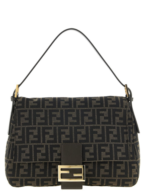Fendi Brown Flap 26325 Shoulder Bag