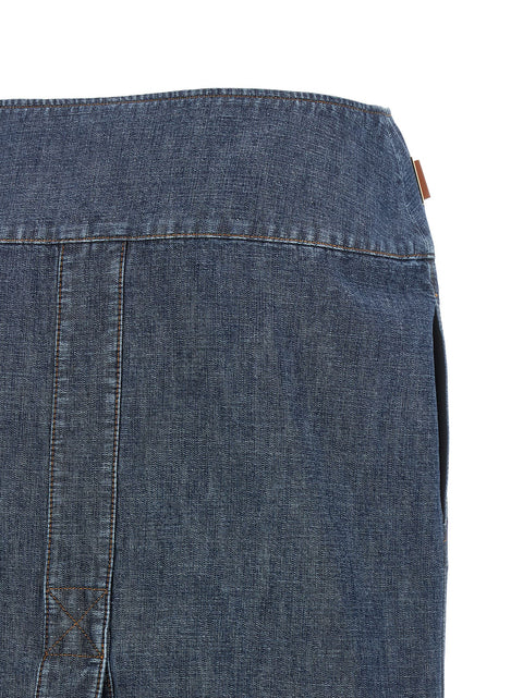 Fendi Chambray Denim Skirt