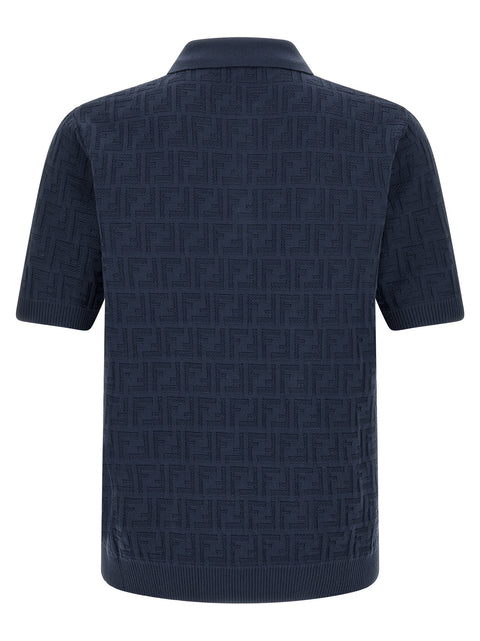 Fendi Ff Cotton Polo Shirt