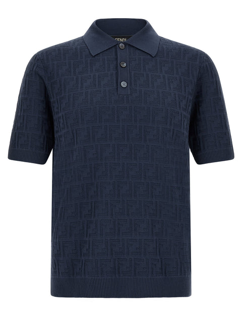 Fendi Ff Cotton Polo Shirt