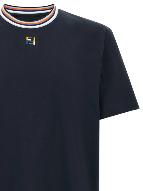 Fendi Ff Stitching T-shirt