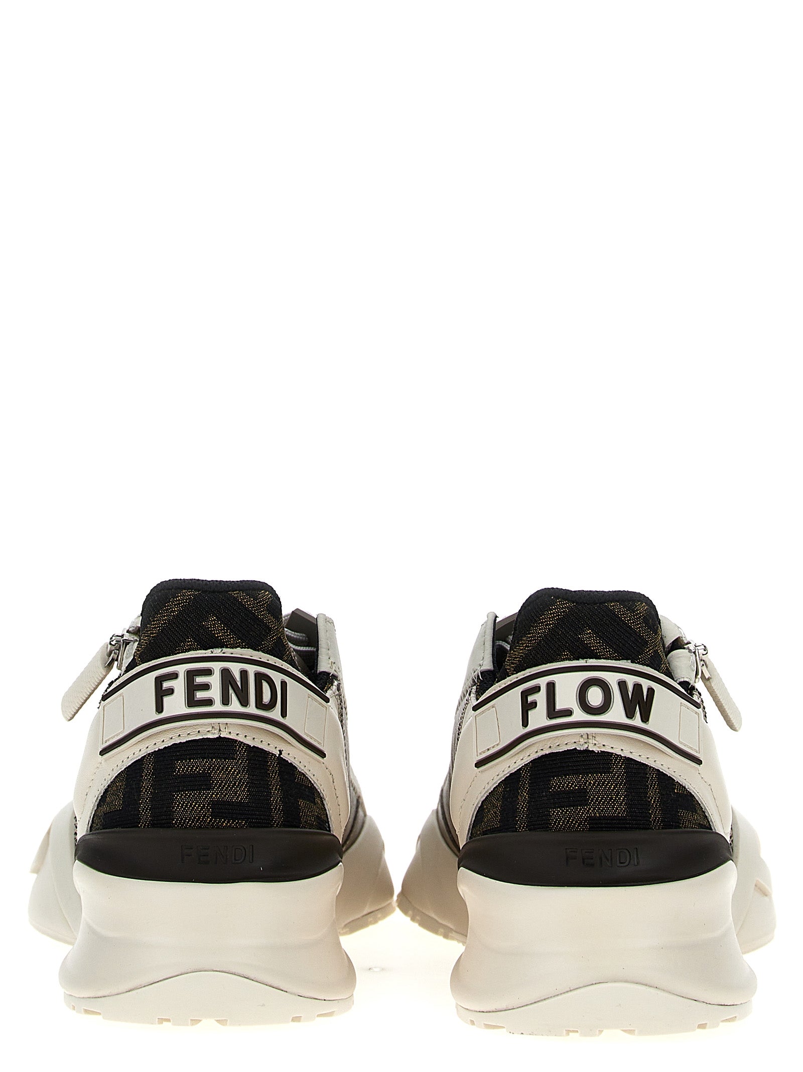 Leather Flow Sneakers with Comfort Sole