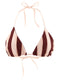 Fendi Pequin Reversible Bikini Top