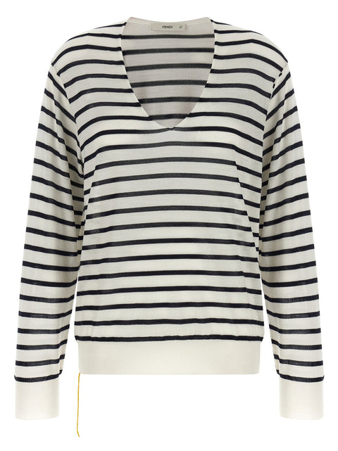 Fendi Striped Wool Sweater