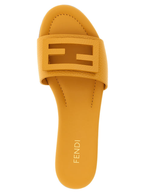 Fendi Yellow Tube Slides