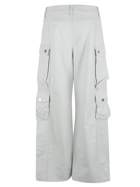 Fermas.Club Leather cargo pants