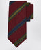 Ferragamo Bordeaux/Red Regimental Jacquard Tie