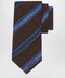 Ferragamo Brown/Green Regimental Jacquard Tie
