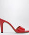Ferragamo Fire red patent leather heeled slides