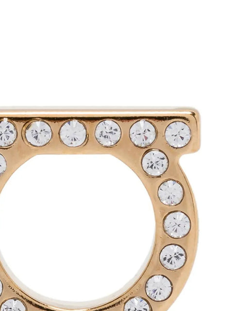 Ferragamo Gancini Crystals (l) Earrings