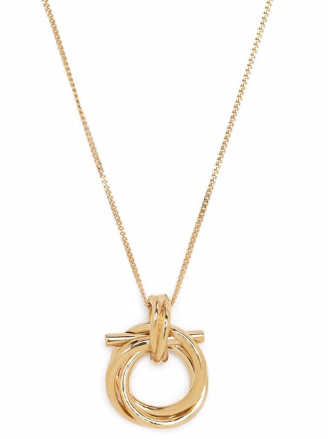 Ferragamo Gancini Torchon Necklace