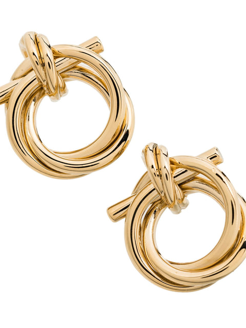 Ferragamo Gancini Torchon (s) Earrings