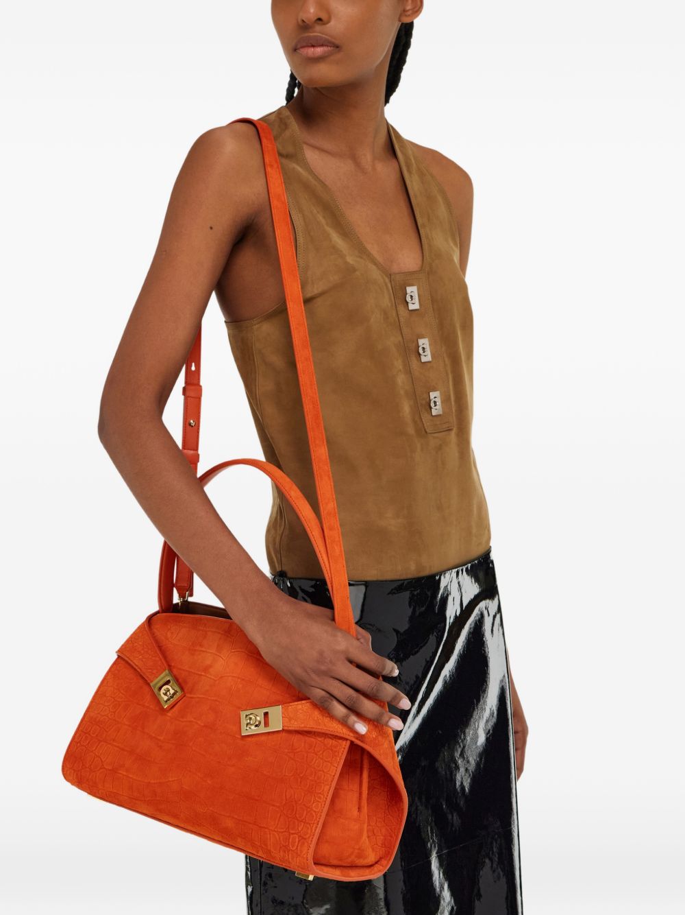 Ferragamo Hug Soft Shoulder Bag