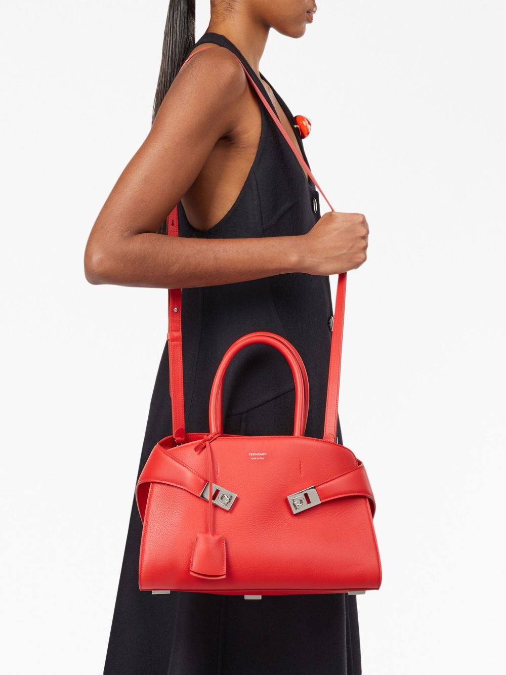 Ferragamo Hug leather tote bag