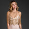 Festive Scallop Beaded Capelet Gold-Capelet-SAACHI-Gold-Urbanheer