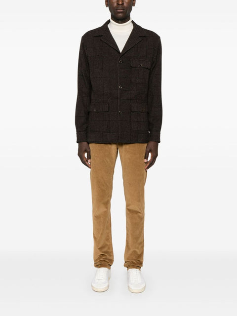 Finamore 1925 Napoli Wool single-breasted jacket