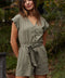 Finnsley Stretch Twill Romper