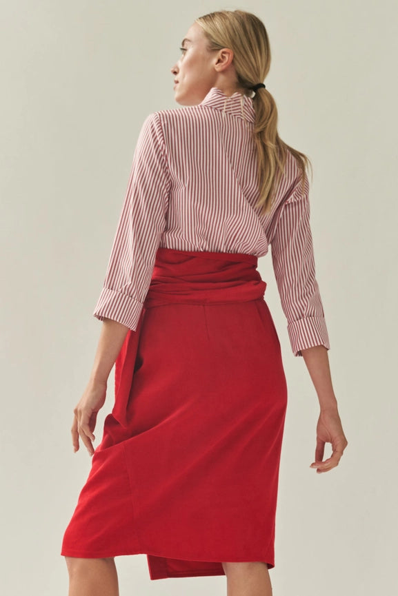 Fiona Striped Blouse-Blouse-MARIANNA DÉRI-L-Urbanheer