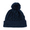 Fisherman's British Wool Cable Beanie-Caps-Paul James Knitwear-One Size-Denim-Urbanheer