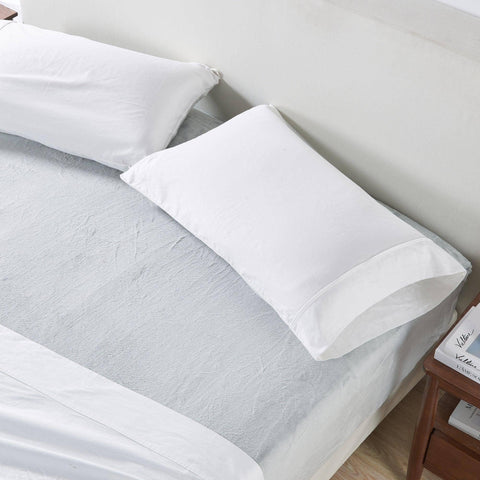 Fitted Sheet Solid Plush Velvet Luxe Collection: Blush Pink