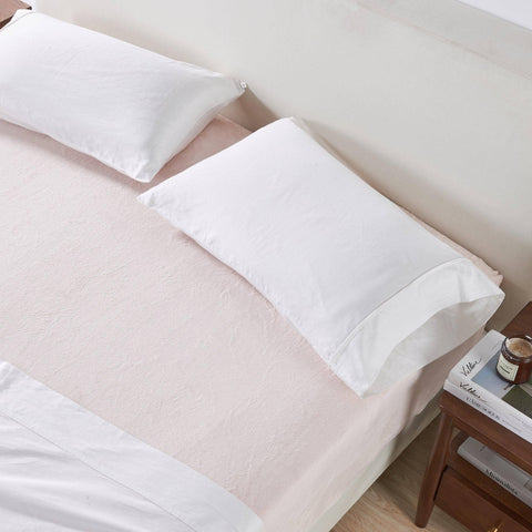 Fitted Sheet Solid Plush Velvet Luxe Collection: Light Grey