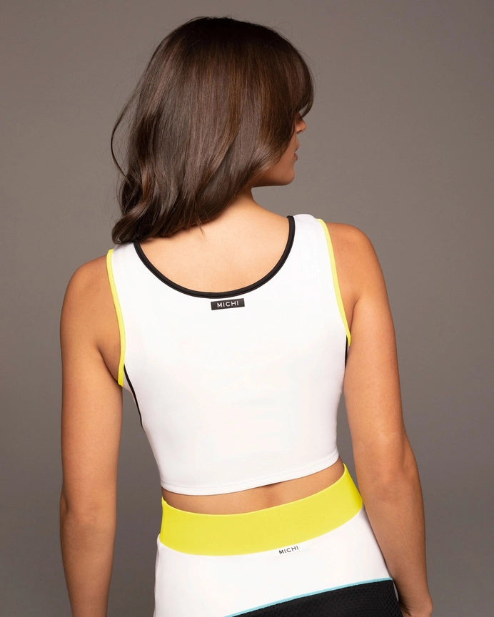Flash Cropped Tank-Tank Top-MICHI-XS-Citron-Urbanheer