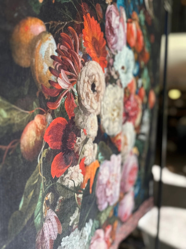 Flight of Fancy Floral Bamboo Scarf with Hummingbirds-Scarfs-Market of Stars-68cm x 155cm.-Urbanheer