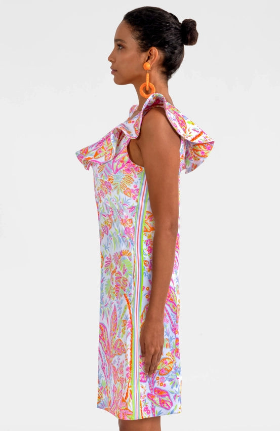 Fling Fantasy Dress - Vintage Vines-Dress-Gretchen Scott LLC-XXS-Brights-Urbanheer