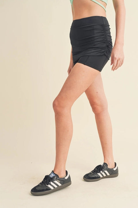 Flirty Exercise Skort Black-Skort-KIMBERLY C-S-Urbanheer
