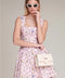 Floral Cotton Square Neck Mini Dress
