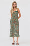 Floral Jacquard Midi Slip Dress