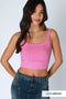 Floral Lace Ribbed Crop Top-Top-NIKIBIKI-One Size-2235 Crocus-Urbanheer