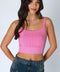 Floral Lace Ribbed Crop Top-Top-NIKIBIKI-One Size-2229 Peachy Pink-Urbanheer