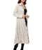 Floral Print Button-Front Duster Dress