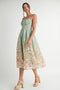 Floral Print Midi Dress-Dress-Endless Blu-S-SAGE-Urbanheer