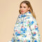 Floral Print Puff Jacket-Puffer Jacket-TCEC-S-Blue-Urbanheer